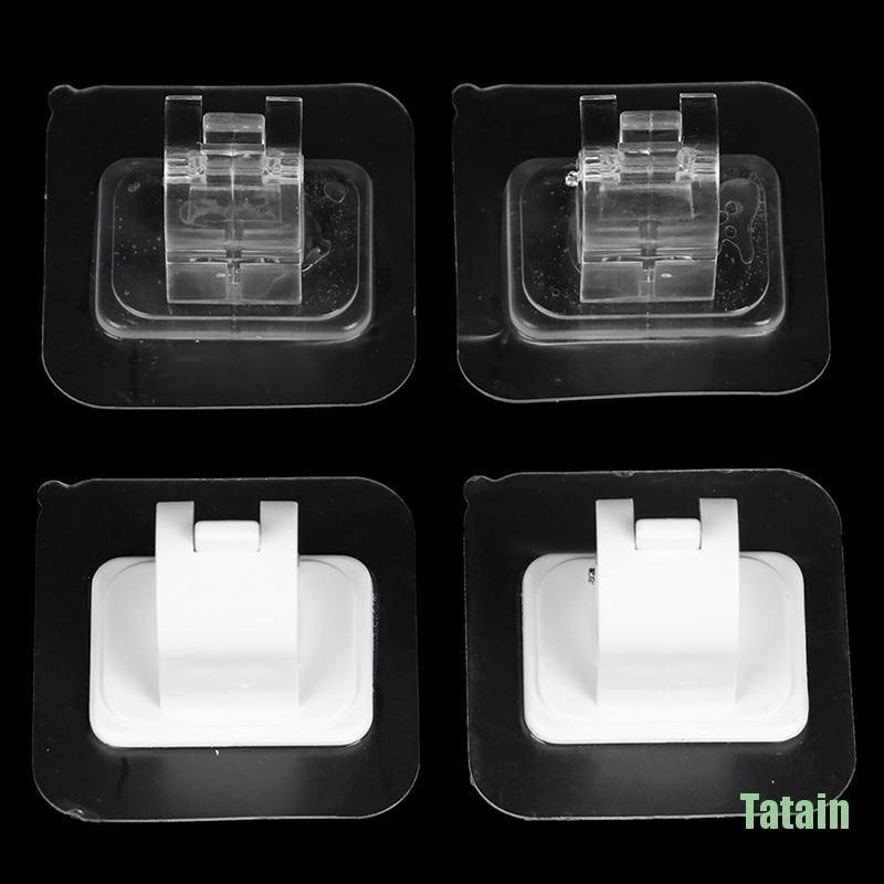 Set 2 kẹp cố định rèm cửa gắn tường có thể điều chỉnh