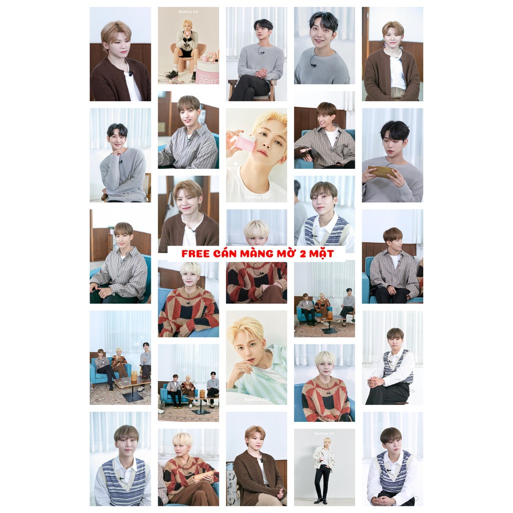 Lomo card 27 ảnh nhóm Seventeen của Vocal team