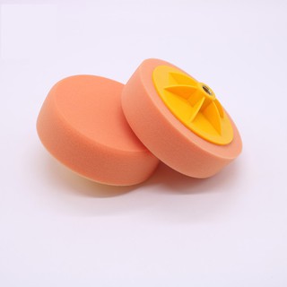 Phớt Đánh Bóng Ô Tô Dày 6cm Xốp Cam Bước 1 Phá Xước Kèm Trục Nối 14mm - Trường Thịnh Epoxy