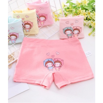 [SET 5] Quần chip đùi bé gái cute cao cấp FSHOPP5 Quần lót trẻ em kháng khuẩn (Mẫu ngẫu nhiên)