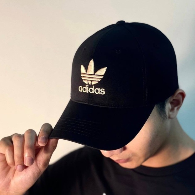 mũ adidas lưỡi trai thể thao thêu nổi 3D logo vàng nón siêu xịn xò dành cho cả nam và nữ