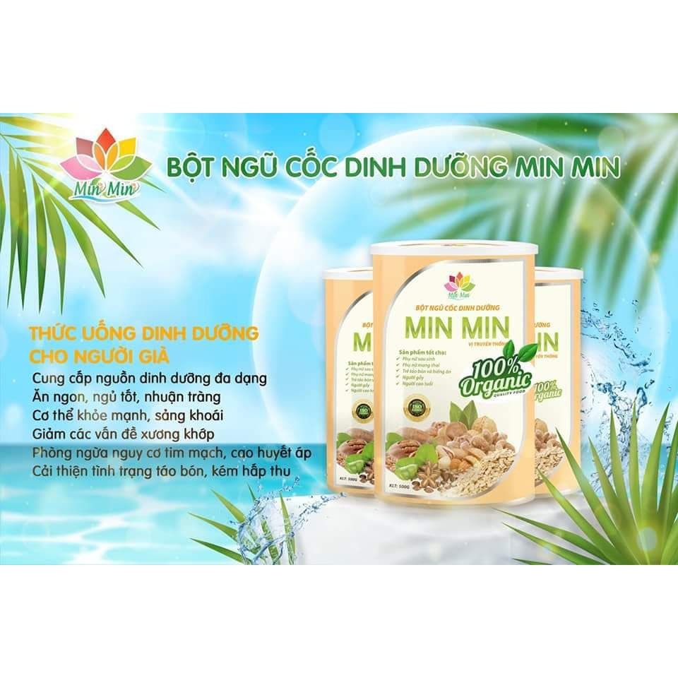 NGŨ CỐC LỢI SỮA MINMIN 2 Hộp 1 kg - CỐC DINH DƯỠNG MINMIN 29 LOẠI HẠT
