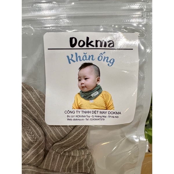 DS434 Khăn ống đa năng Dokma quàng cổ cho bé vải cotton nỉ (1-6T)