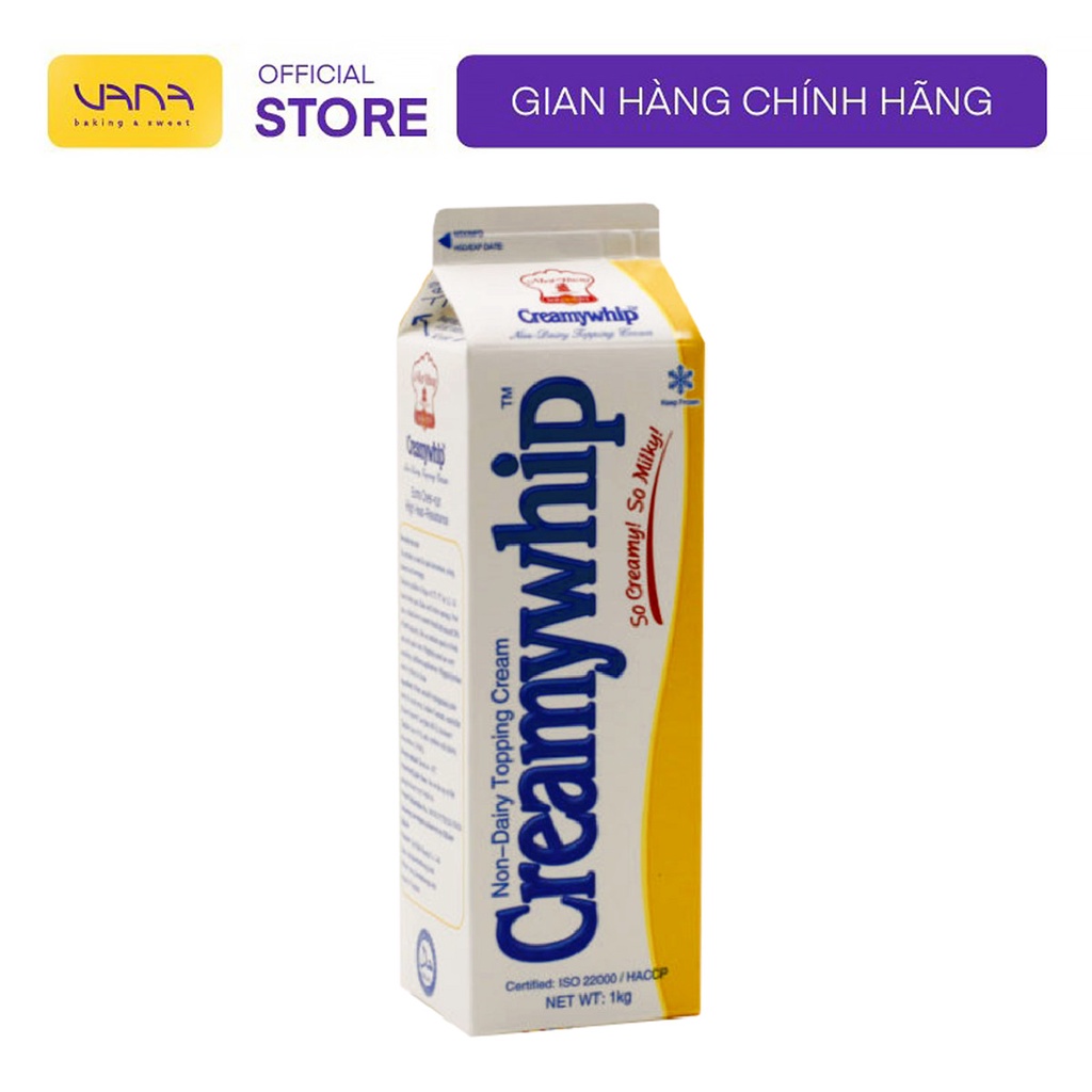 KEM TOPPING TRANG TRÍ BÁNH SINH NHẬT CREAMYWHIP
