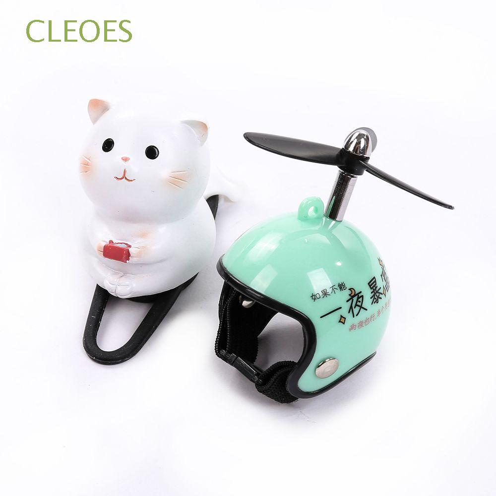 Phụ kiện trang trí tay lái xe máy hình mèo hoạt hình dễ thương xinh xắn