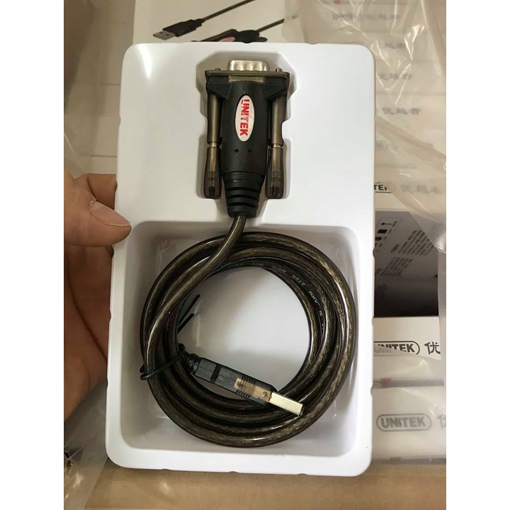 Cáp chuyển USB to COM UNITEK Y-105