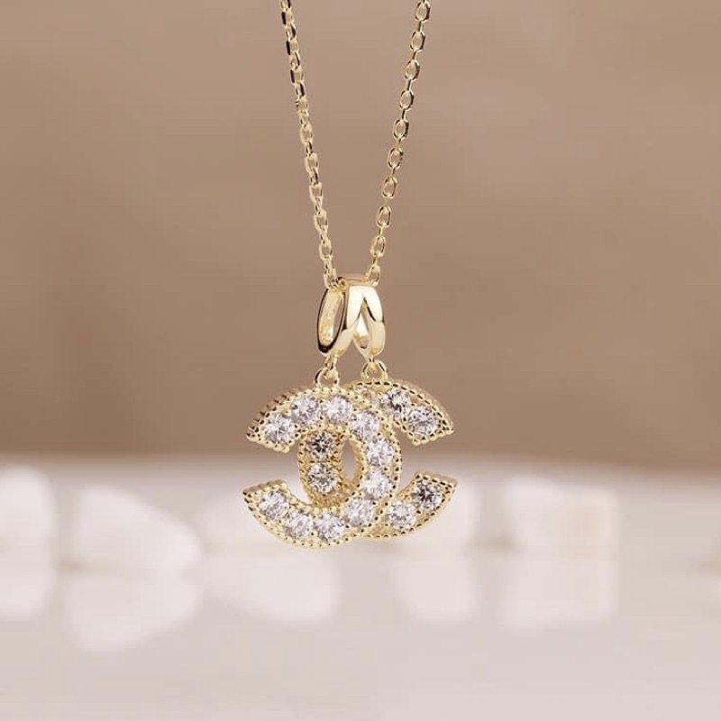 Dây chuyền nữ bạc ta mạ vàng 24kara siêu đẹp - Vàng Bạc Khải Khải