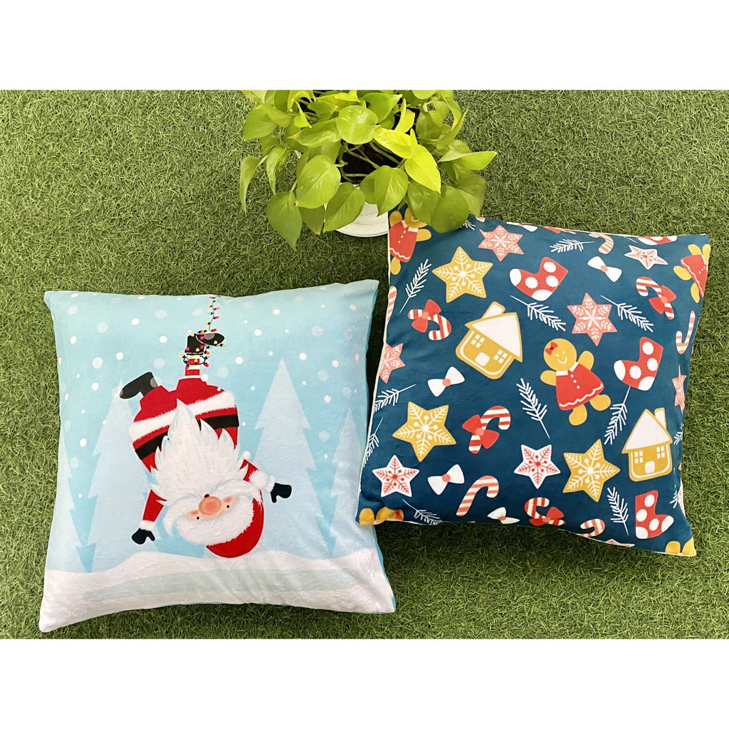 Vỏ gối trang trí Noel 45-45cm