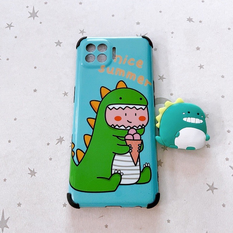 Ốp lưng idm Hàn Quốc kèm pop Oppo A3s / Oppo A12e /Oppo A53/Oppo A52-A92/Reno 5