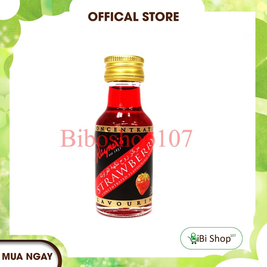 💥💧[Siêu rẻ] 🎶Tinh Chất Hương Dâu Rayner’s 28ml🎶