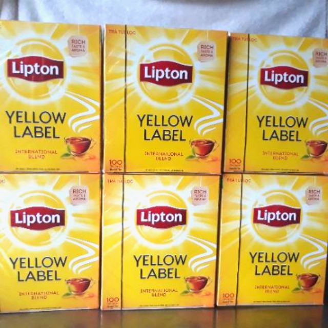 ☕TEA&COFFEE TIẾN THỊNH☕ TRÀ LIPTON HỘP 100 GÓI 🌿