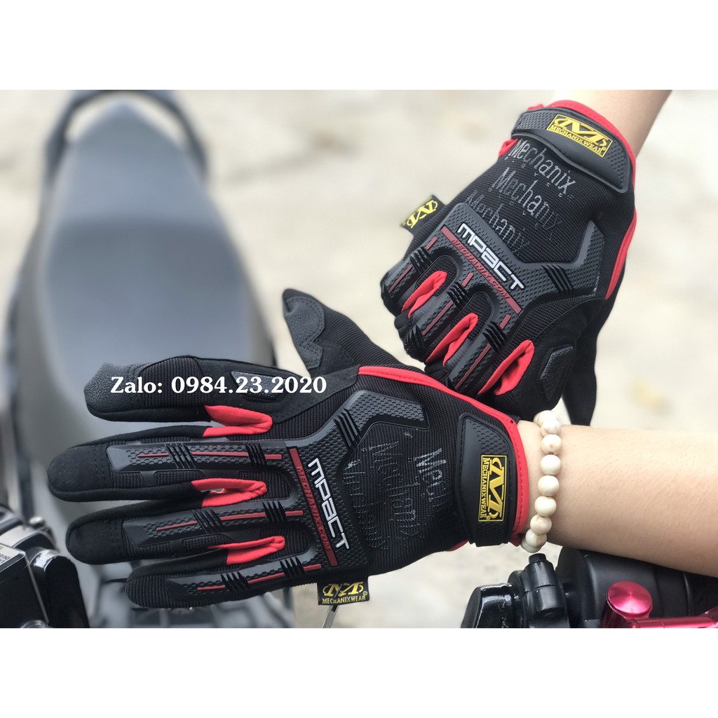 Găng tay bảo hộ dài ngón chống nắng đi phượt Mechanix loại 1 cao cấp