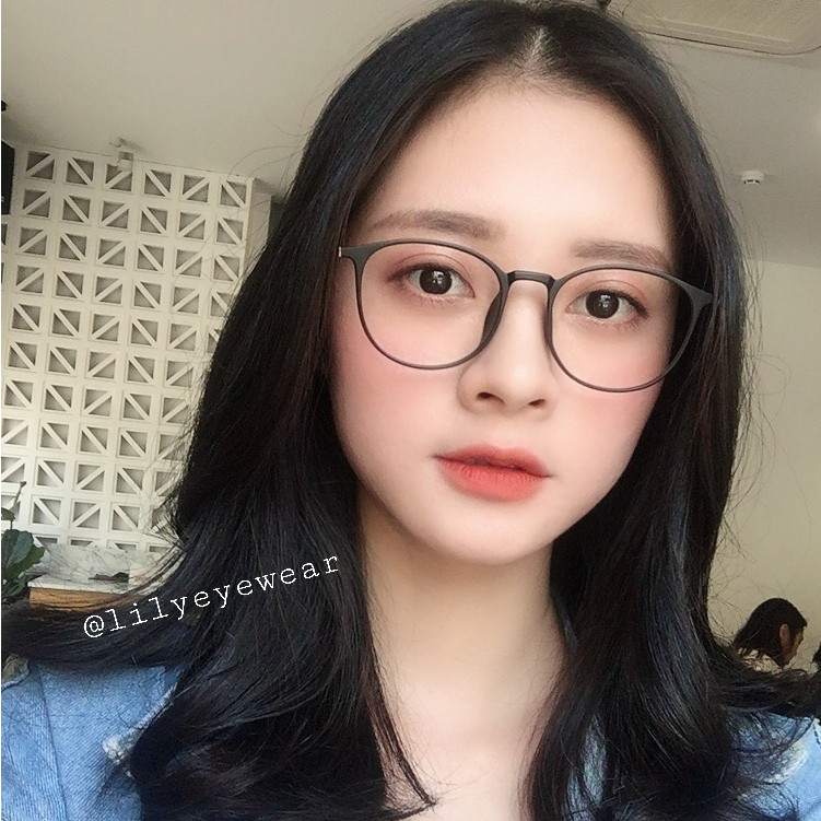 Gọng kính mắt tròn nữ Lilyeyewear càng kính kim loại thanh mảnh nhẹ nhàng 1207 | BigBuy360 - bigbuy360.vn