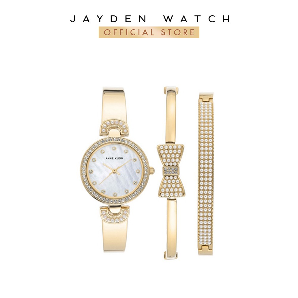 Đồng hồ Nữ Anne Klein 3466GPST Gold-tone 28mm