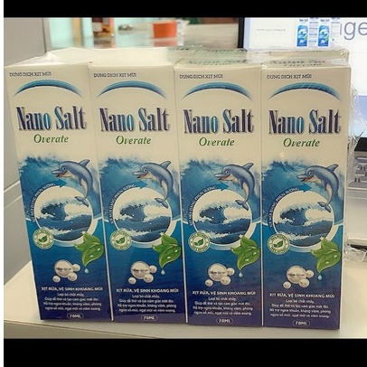 Dung dịch Nước Biển Sâu Sạch Thông Mũi Xisat 75ml/ Nano Salt 70ml