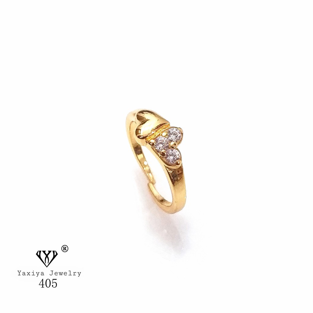 Nhẫn Mạ Vàng 18k Đính Đá Quý 405