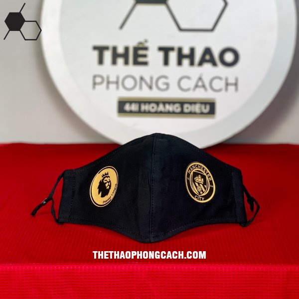 KHẨU TRANG VẢI BÓNG ĐÁ CLB MAN CITY