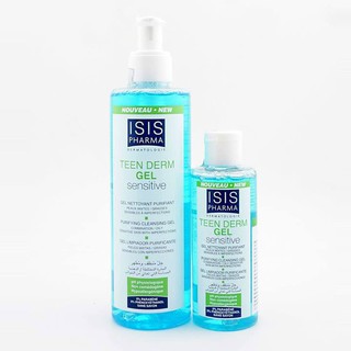 Gel rửa mặt da nhạy cảm giảm nhờn-ngừa mụn ISIS Pharma Teen Derm Gel Sensitive 100ml