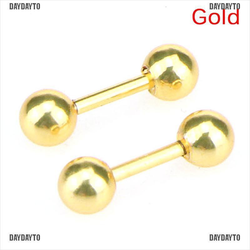 Đôi khuyên tai bằng thép không gỉ cá tính thời trang