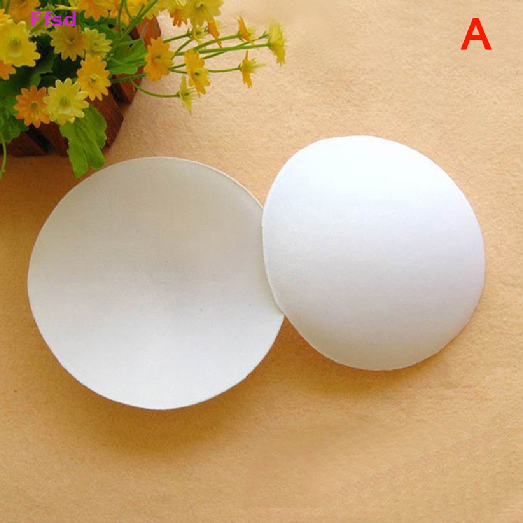 {Ffsd} 2 Miếng Đệm Ngực Tròn Thoáng Khí Có Thể Tháo Rời Phụ Kiện Áo Ngực * Bán Chạy