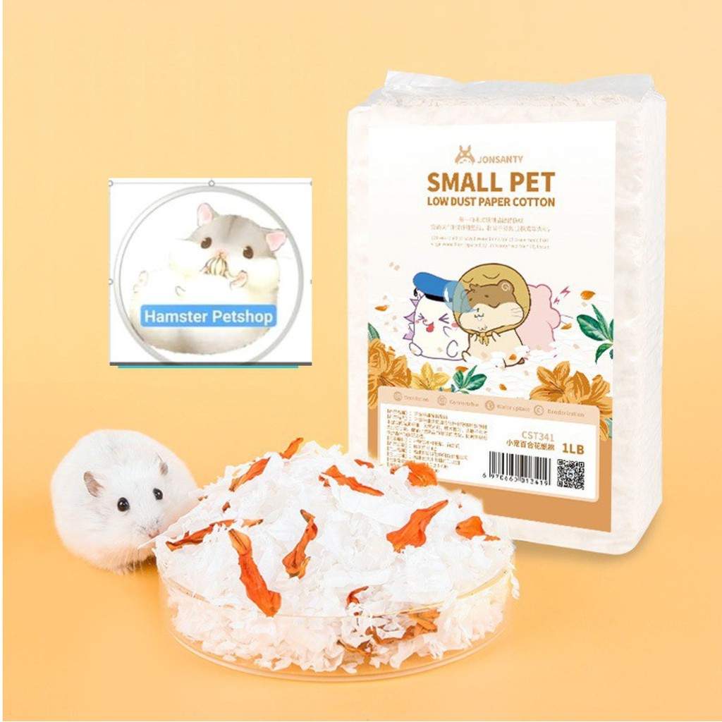 Giấy lót chuồng Hamster Small Pet Cotton Jonsanty  450gr