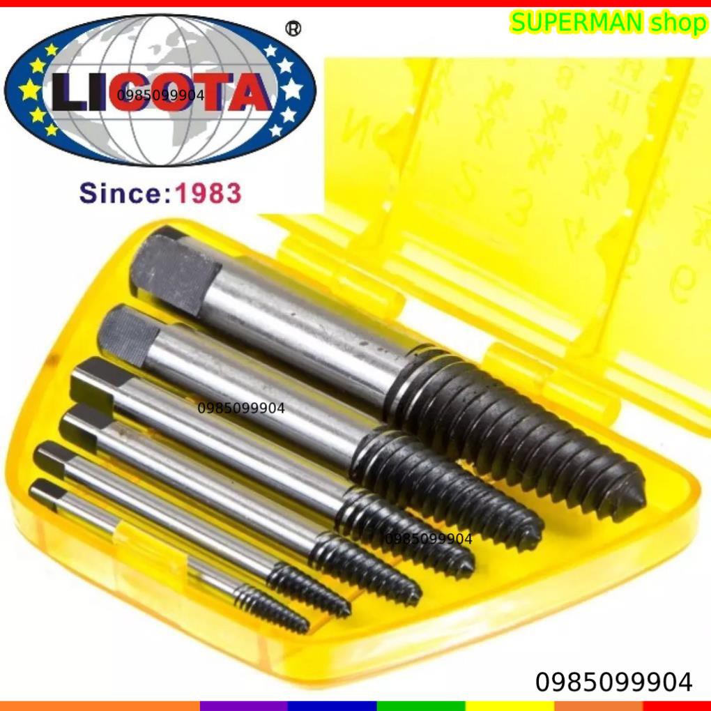 Bộ Mở Ốc Vít Gãy mũi lấy ốc gãy mũi taro chính hãng Total Ingco Licota Tolsen
