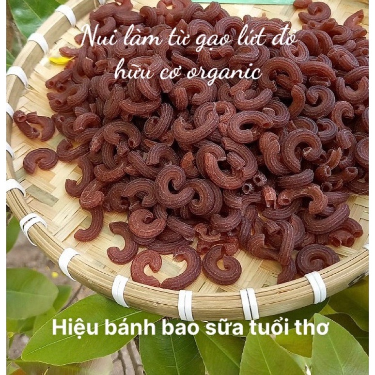 1Kg Nui ngũ sắc gạo lứt rau củ hữu cơ organic