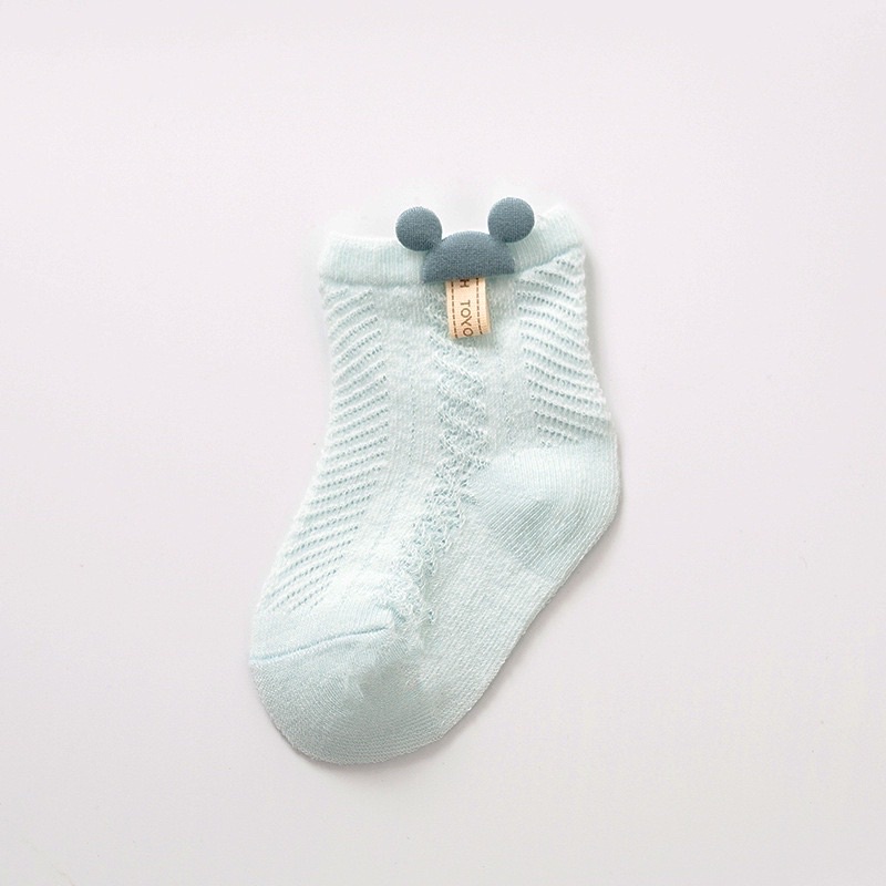 Tất Lưới In Hình Mickey Màu Pastel Hàn Quốc Siêu Xinh ( Lẻ 1 Đôi )