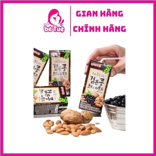 Sữa nước óc chó đậu đen hạnh nhân Hàn Quốc SAHMYOOK 190ml