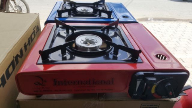 Bếp gas mini  2 màu xanh hoặc đỏ