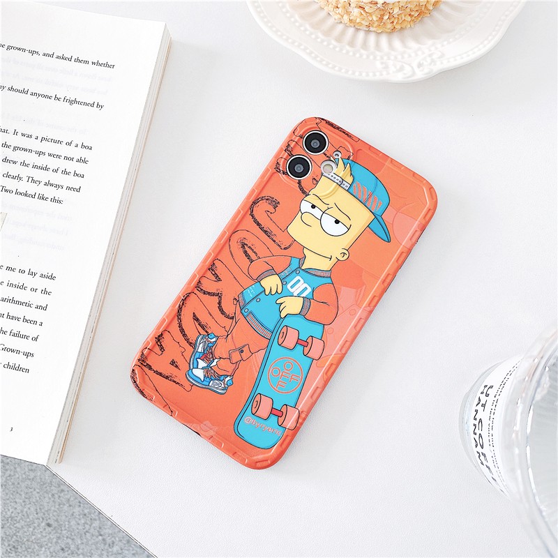 Ốp lưng iphone Cool Simpson IMD dày dặn viền nổi 5/5s/6/6plus/6s/6splus/7/7plus/8/8plus/x/xs/11/12/pro/max/plus/promax | BigBuy360 - bigbuy360.vn