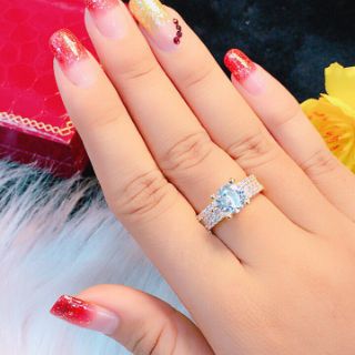 Nhẫn đính đá mã D350