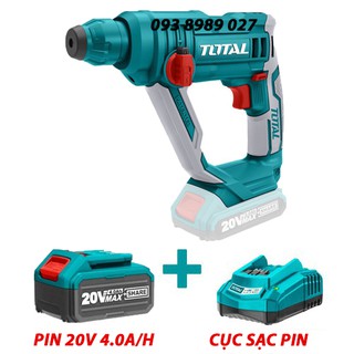 MÁY KHOAN BÊ TÔNG DÙNG PIN TOTAL 20V 4.0A/H