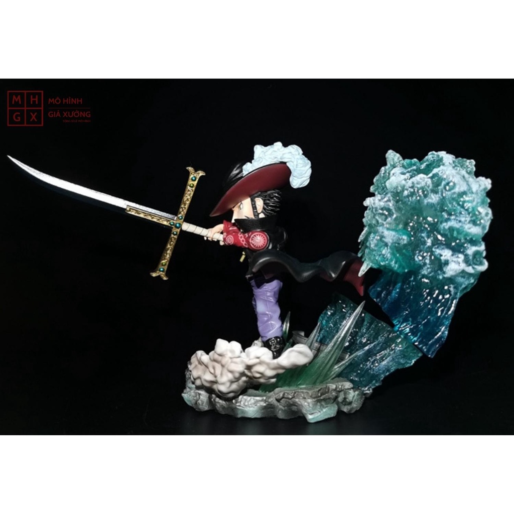 Mô hình One Piece Mihawk  cao 12cm , trạng thái chiến đấu , figure mô hình one piece , mô hình giá xưởng