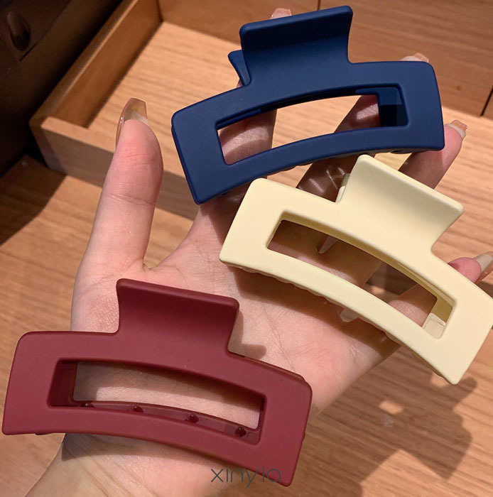 Kẹp Tóc Cỡ Lớn Thiết Kế Đơn Giản Phong Cách Hàn Quốc