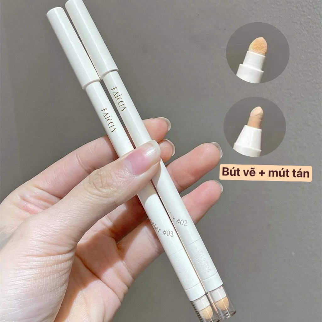 Bút che khuyết điểm che phủ tốt kèm chuốt cọ tán nội địa CASA