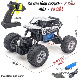 Xe địa hình điều khiển mad vỏ thép - pin sạc - khỏe bền