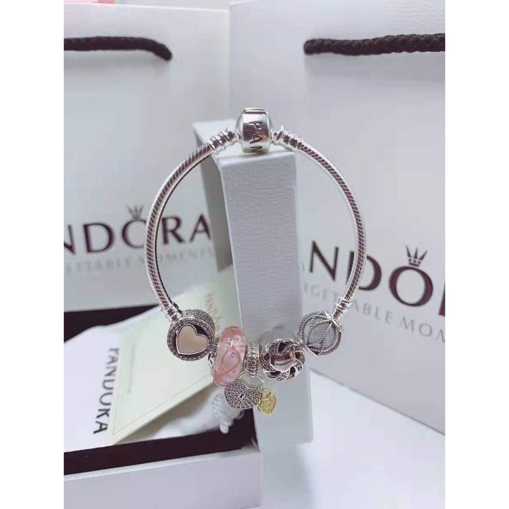 PANDORA Vòng Tay Nữ Mạ Bạc 925 Thời Trang 2021654642