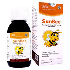 Siro SunBee Giảm Đau Rát Họng, Giảm Ho Đờm, Ho Khan, Ho do kích ứng Với Keo Ong Và Tinh Dầu Tía Tô Lọ 100 ml