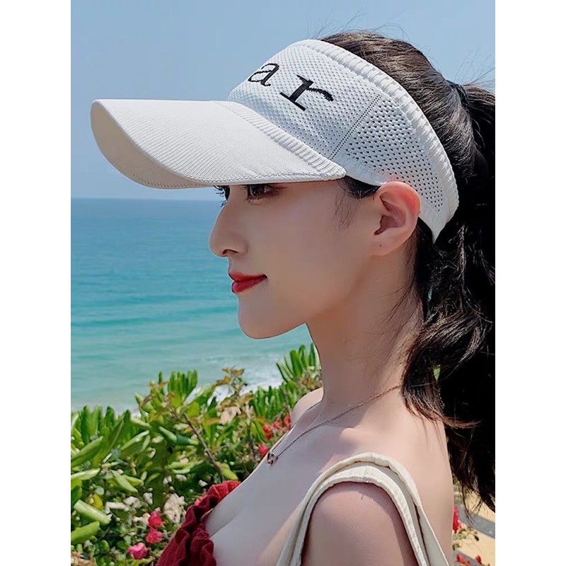 Mũ nửa đầu che nắng chữ star mềm đẹp