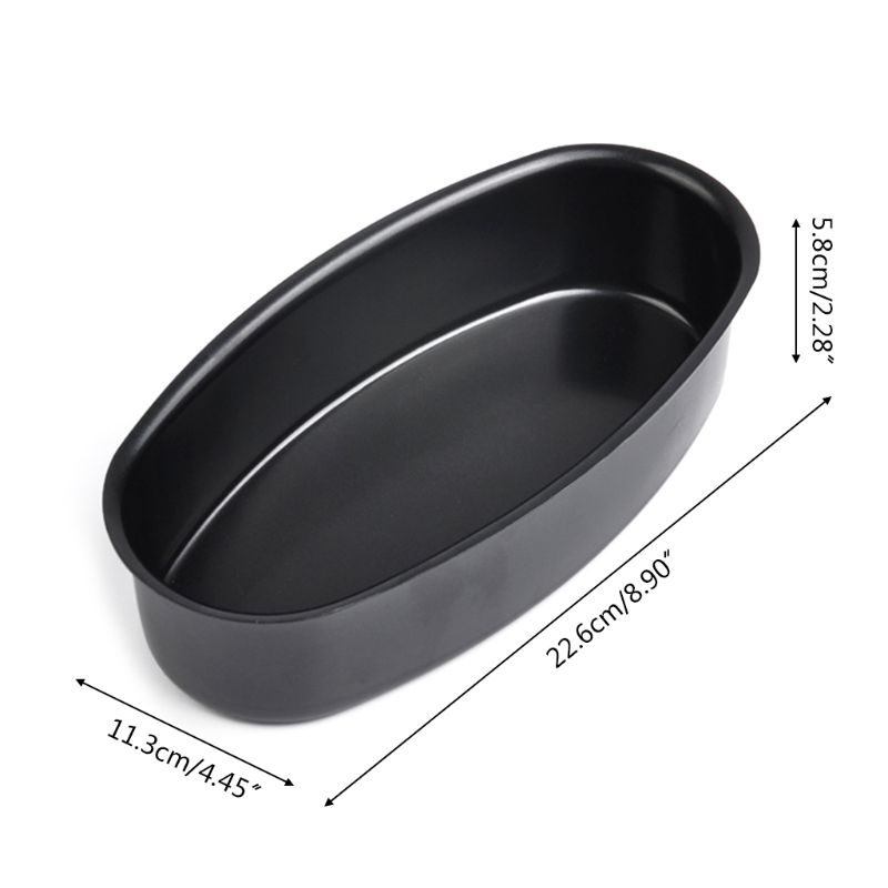 Khuôn Nướng Bánh 9 Inch Chống Dính Hình Oval Tiện Dụng Cho Nhà Bếp Diy
