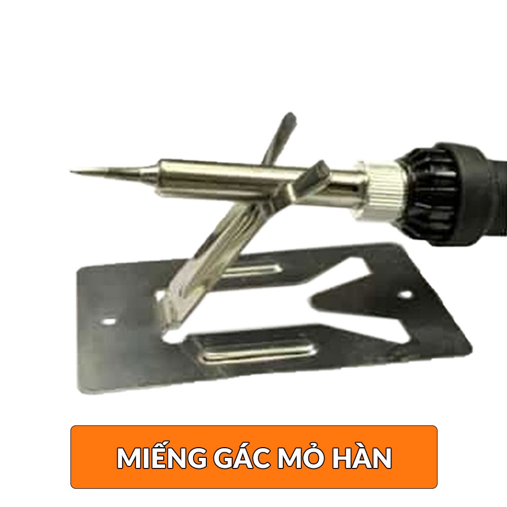 Đế gác mỏ hàn tròn vuông, miếng gác mỏ hàn