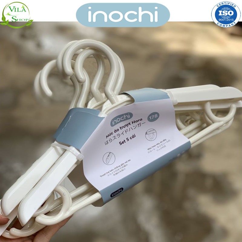 Móc Treo Quần Áo Trẻ Em, Móc Quần Áo Trượt Hara Inochi 178 Nhựa Cao Cấp Inochi Tiêu Chuẩn Nhật