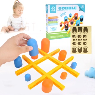 Bộ đồ chơi cờ tic-tac-toe kiểu hoạt hình vui nhộn cho bé