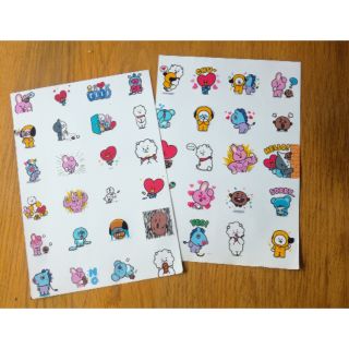 Set stiker bt21 bts