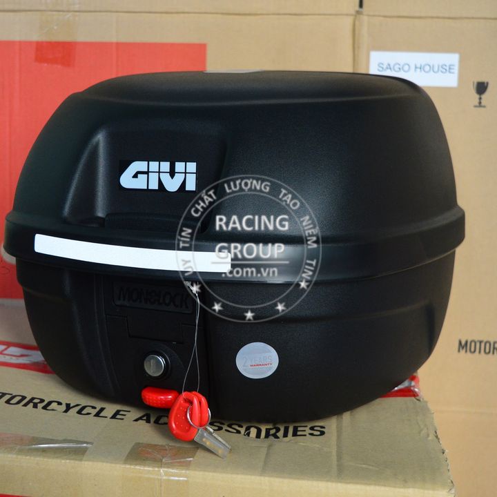 Thùng sau givi E26N 26 lít tặng kèm đế hàng chính hãng - bảo hành 2 năm