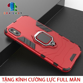 [TẶNG KÍNH CƯỜNG LỰC FULL] Ốp lưng iPhone X / XS Max chống sốc iRon man / Ốp chông Batman siêu bền iPhoneXS - iPXS Max