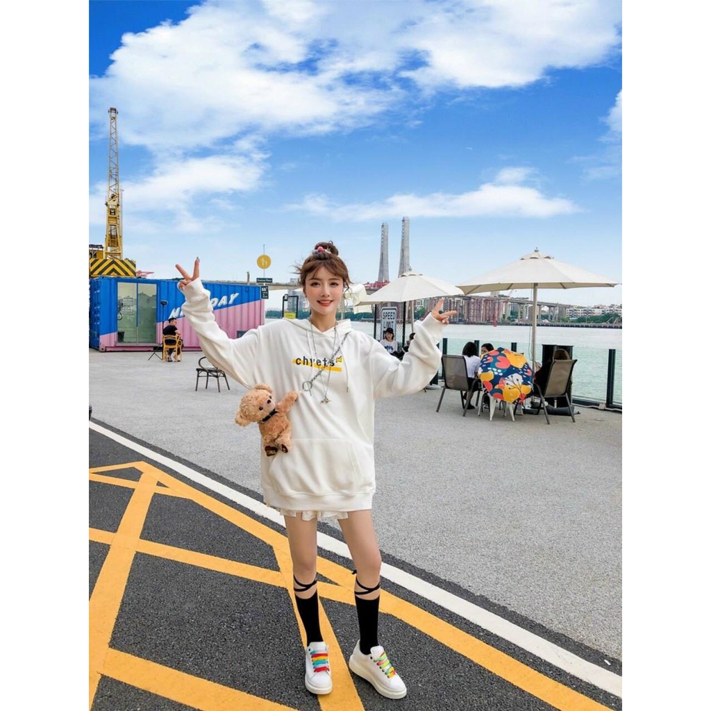 Áo khoác hoodie form rộng nam nữ thời trang logo pikachu ổ điện độc đáo phong cách thời thượng mới | BigBuy360 - bigbuy360.vn