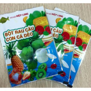 Bột rau câu con cá dẻo