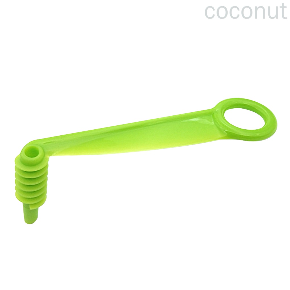 Dụng Cụ Cắt Lát Trái Cây Hình Xoắn Ốc Cầm Tay Bằng Nhựa Màu Ngẫu Nhiên